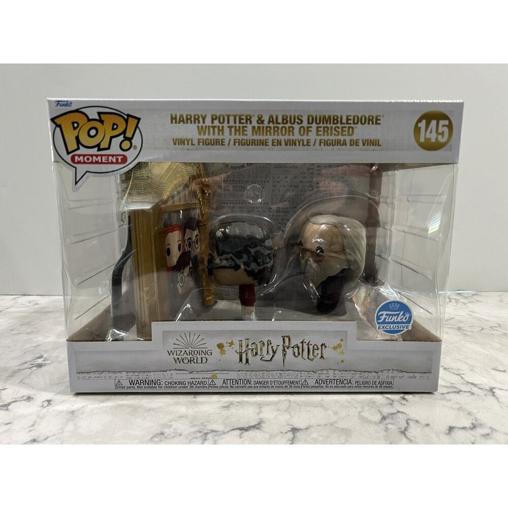 Funko Pop! Moment Harry Potter & Dumbledore With Mirror Of Erised #145 New